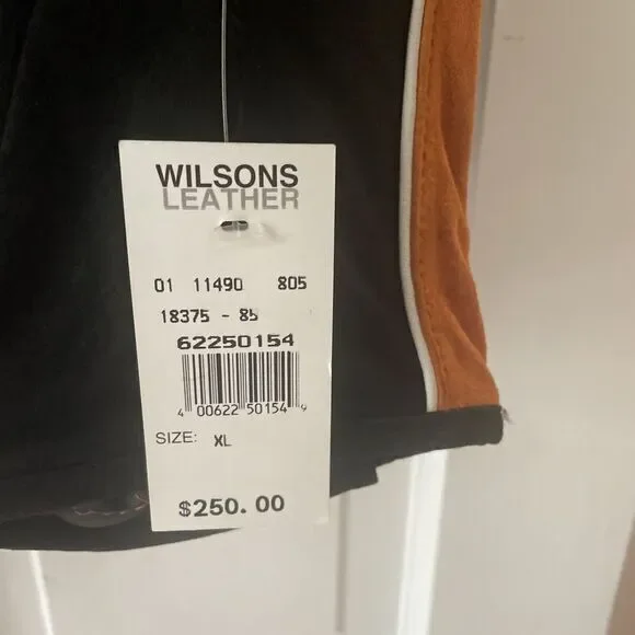 Tony Stewart Wilson Leather Chase Authentics Suede Home Depot Jacket Sz XL NWT - Picture 3 of 7